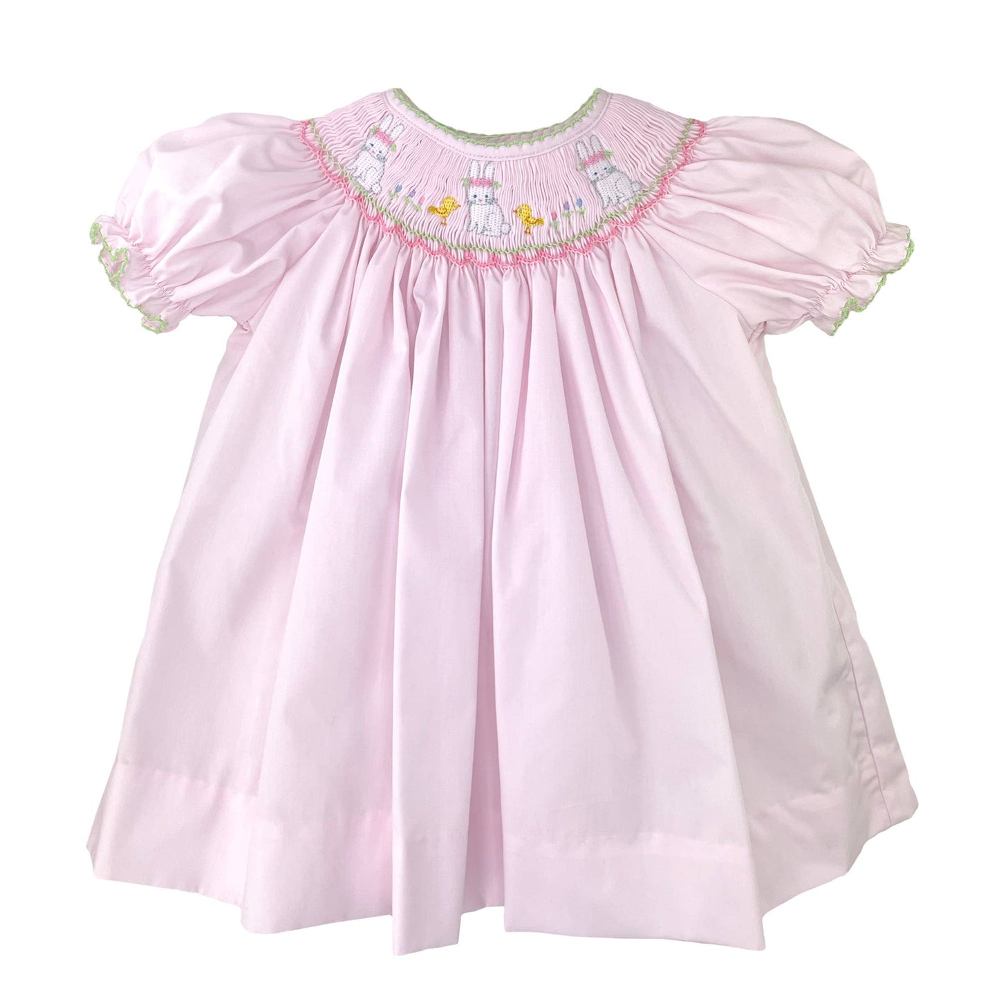 Easter Bunny Bishop Smocking Dress