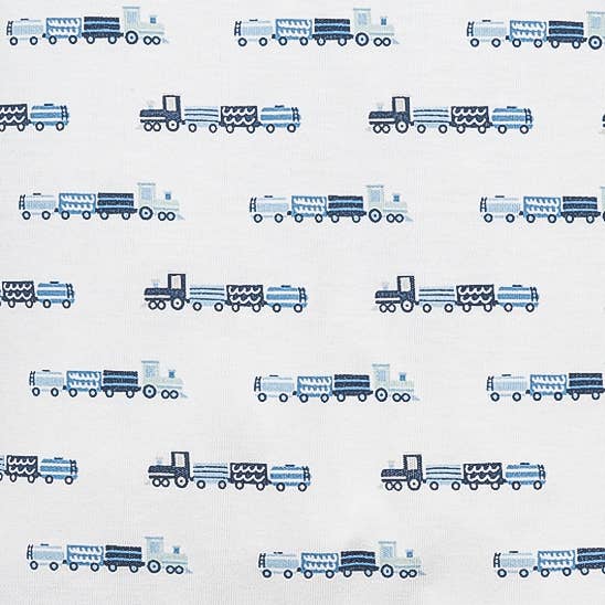 Sailor Rmpr - Choo Choo - Pima Cotton Baby Romper