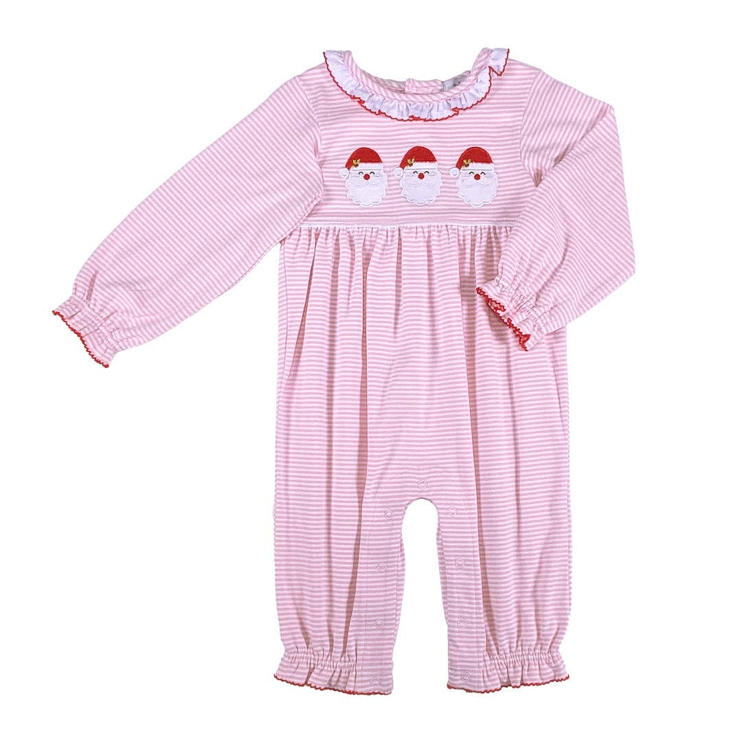 Santa Girl's Romper