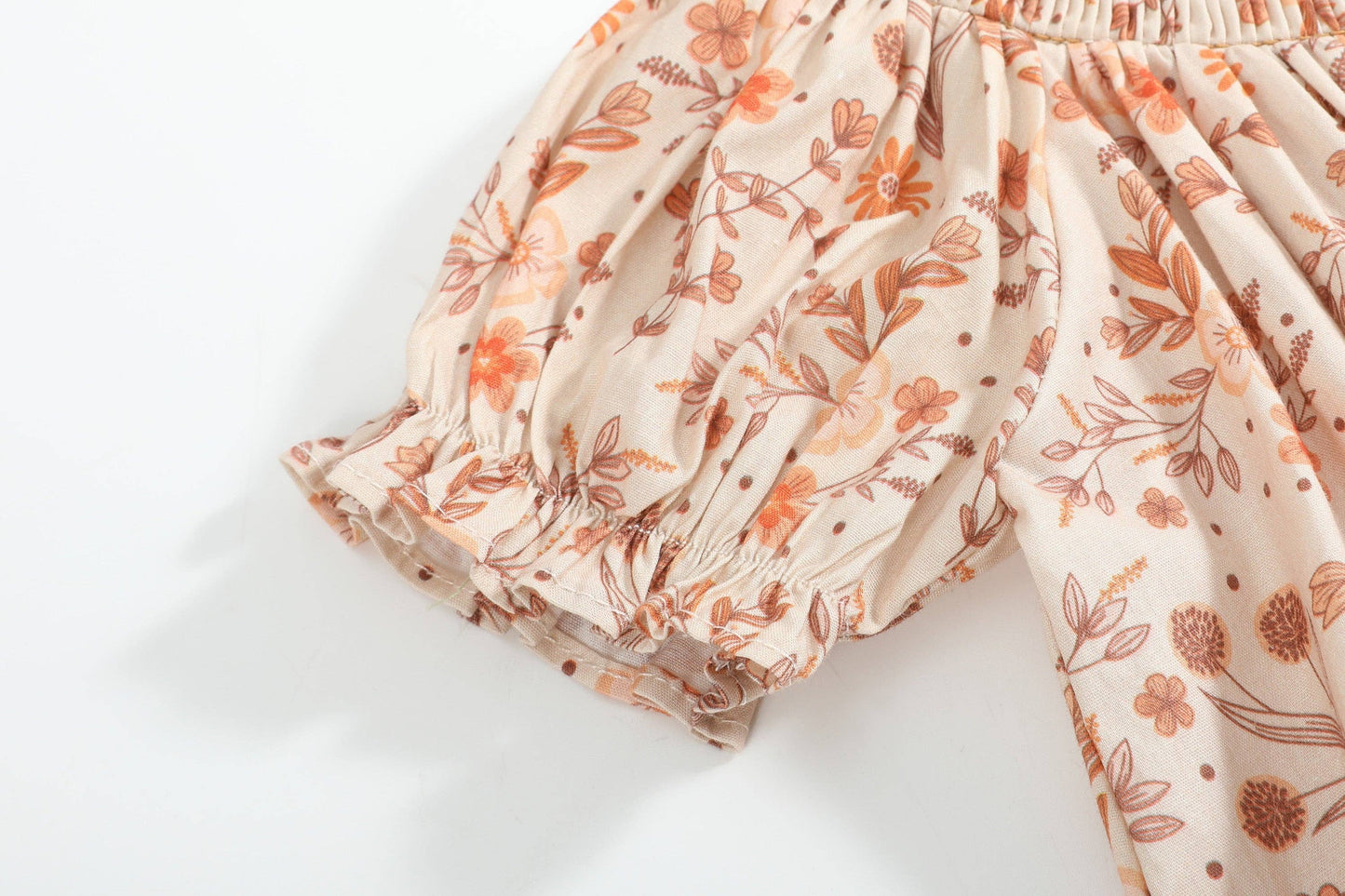 Floral Smocked Bishop Dress