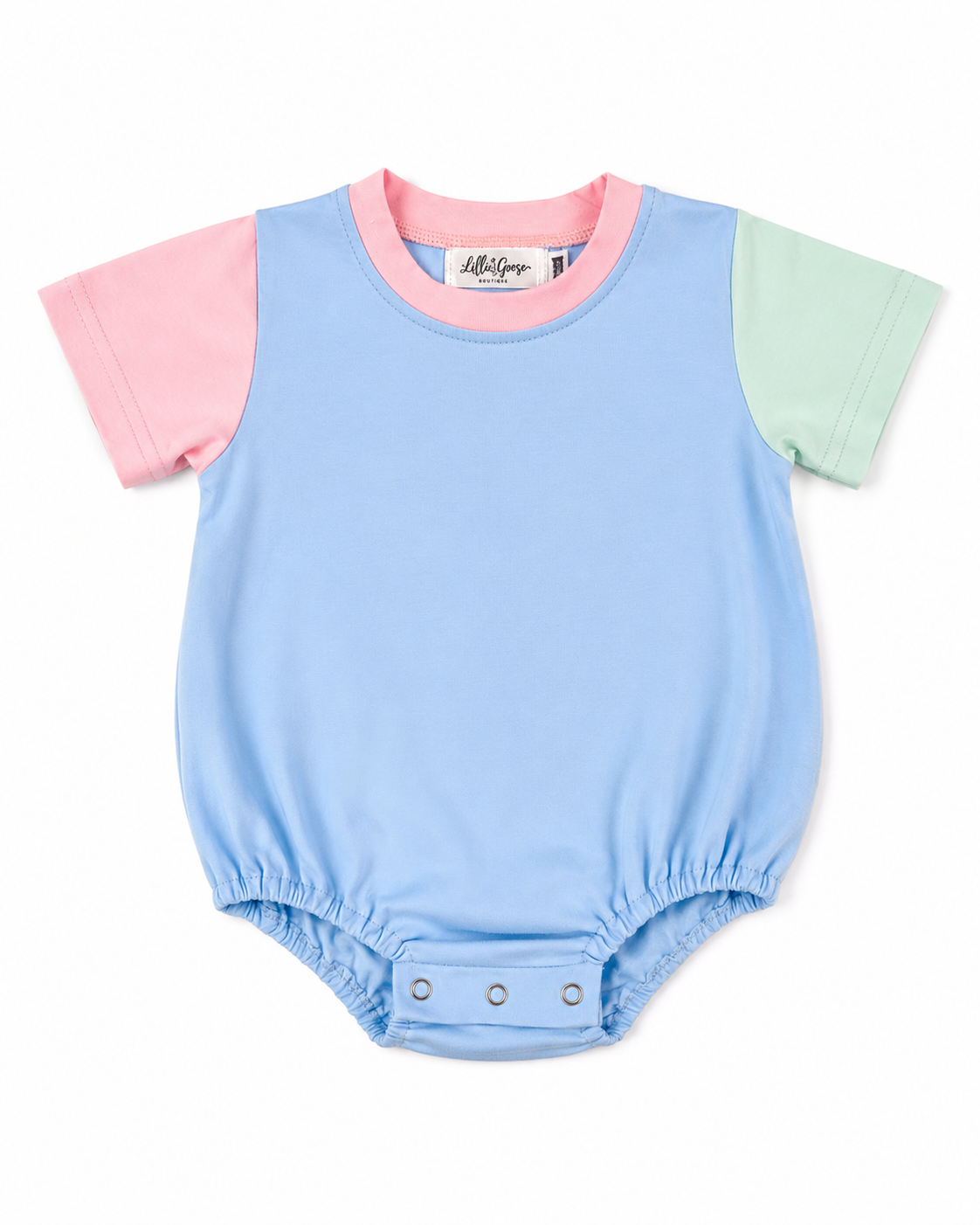 Lillie Days Color Block Bubble Romper