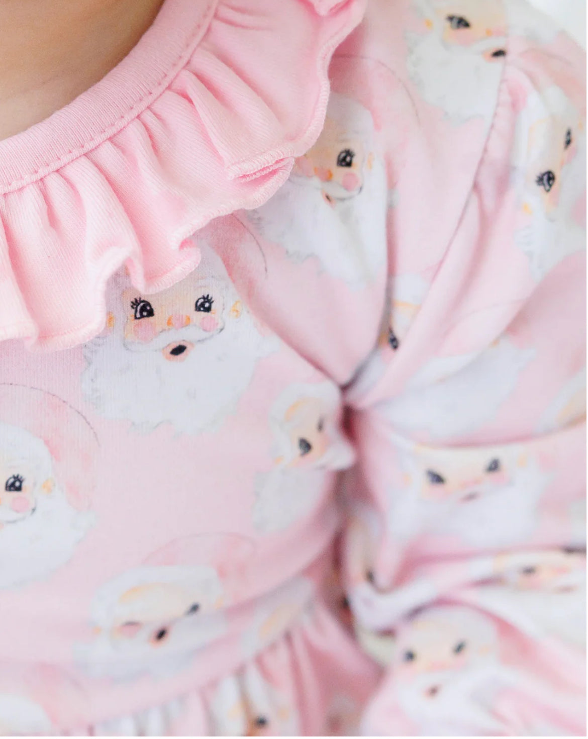 Jolly Santa Ruffle Romper