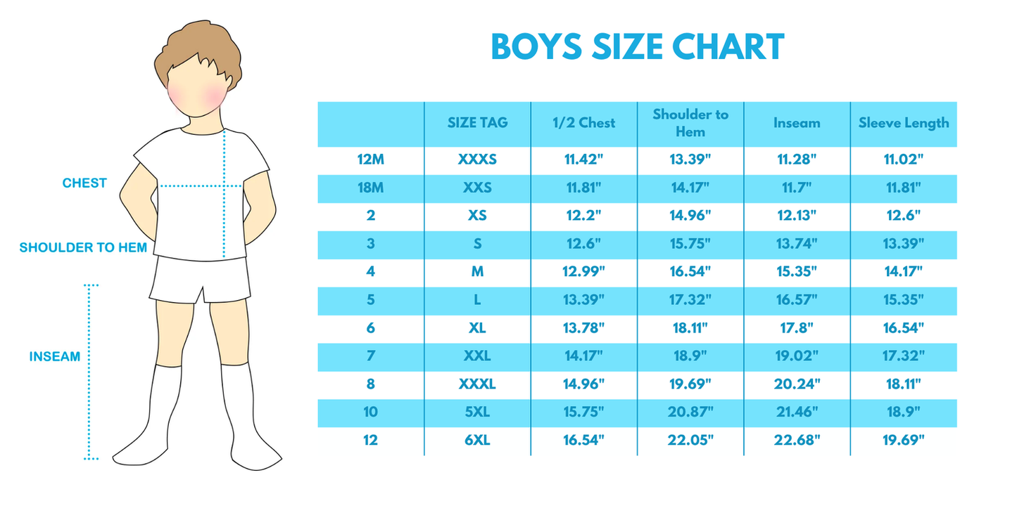 Blue Bunny Embroidery Short Set