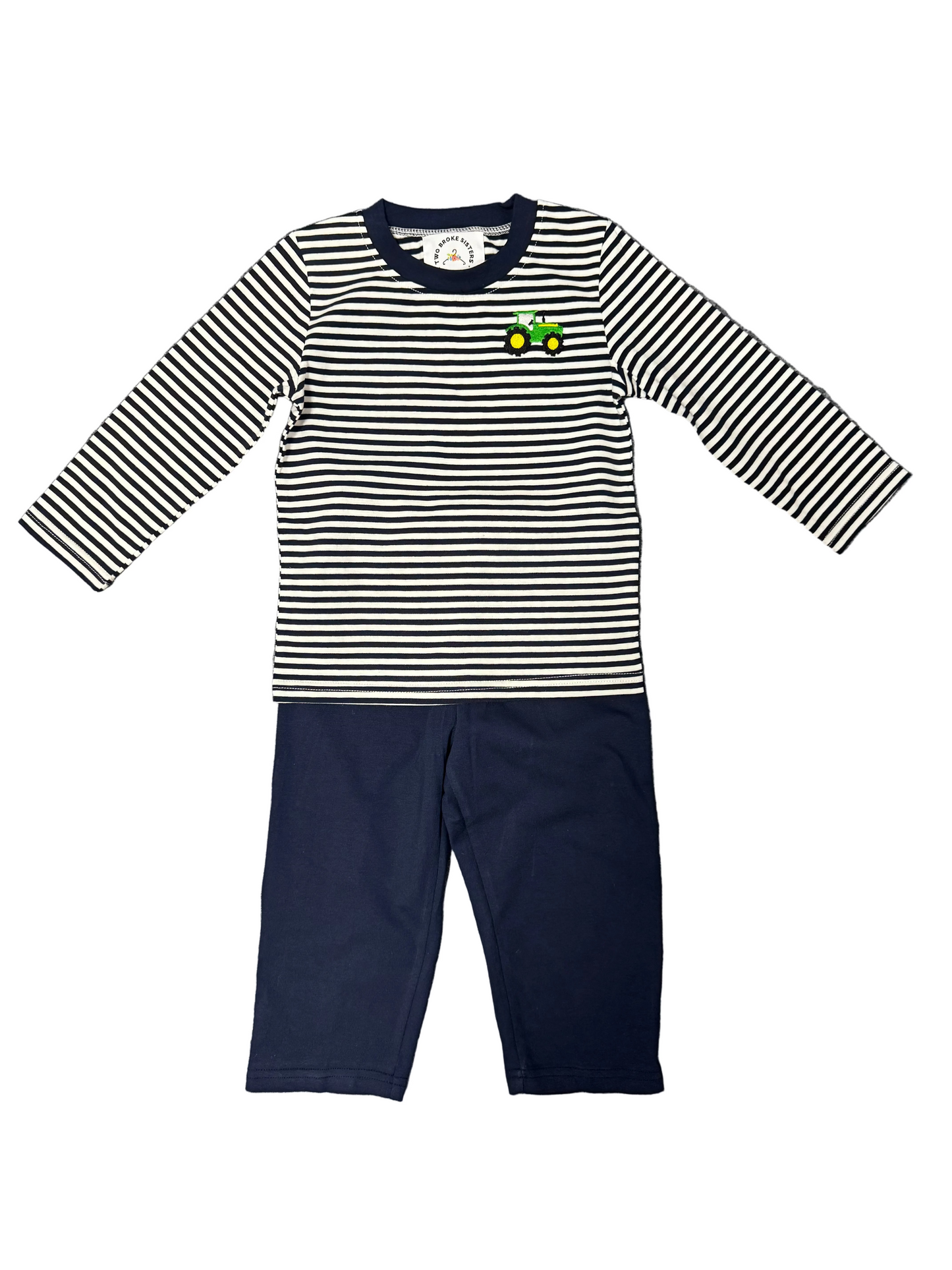 Stripe Tractor Pant Set