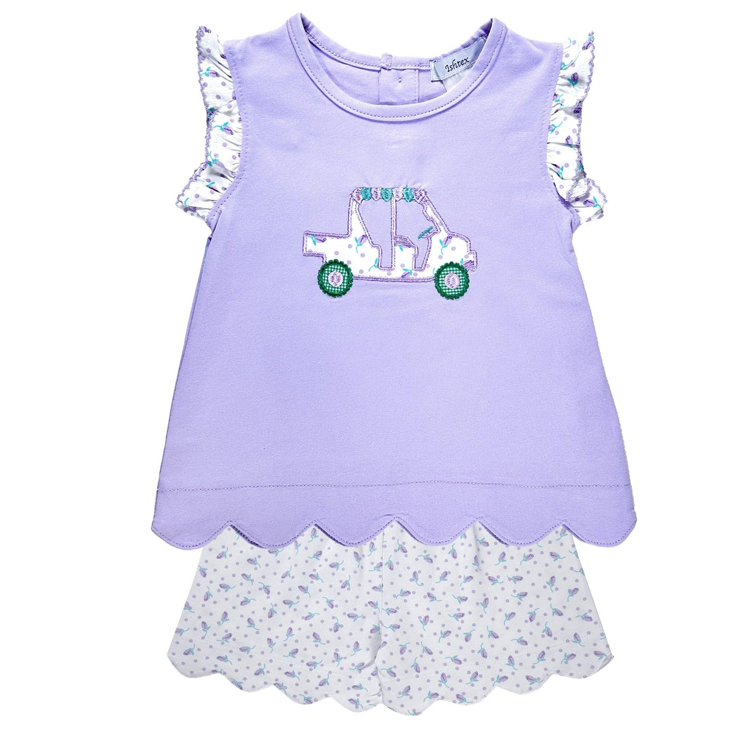 Side by Side Girl's Shorts Set