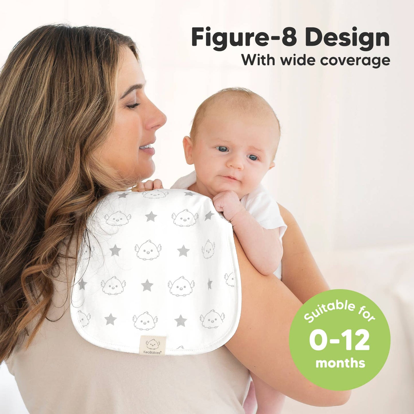 5-Pack Urban Burp Cloths
