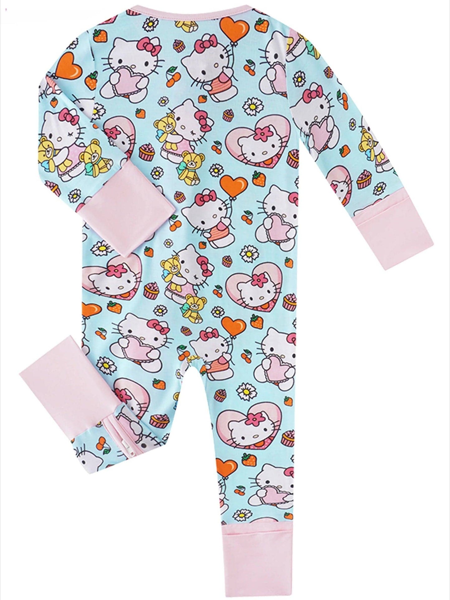 Hello Kitty Bamboo Baby Convertible Zippy Romper