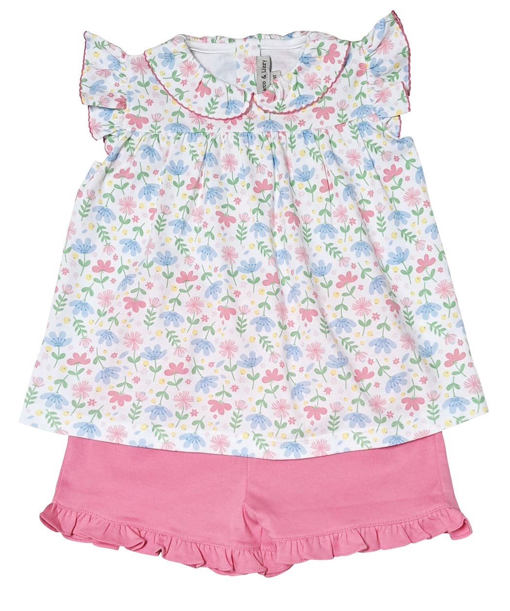 Girl's Short set - Palm Beach Collection Pima Cotton