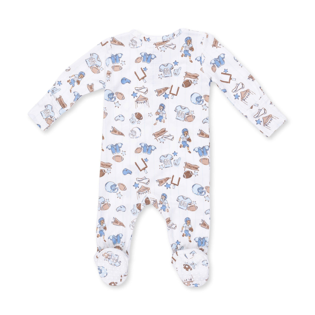 Football Nursery - 2 Way Zipper Footie
