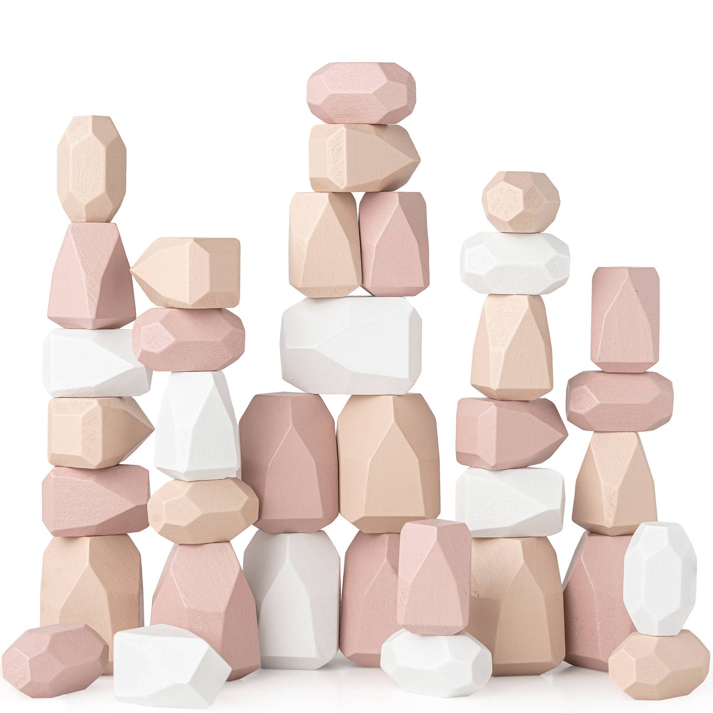 Stacking Blocks for Toddlers by Comfy Cubs in Blue or Pink
