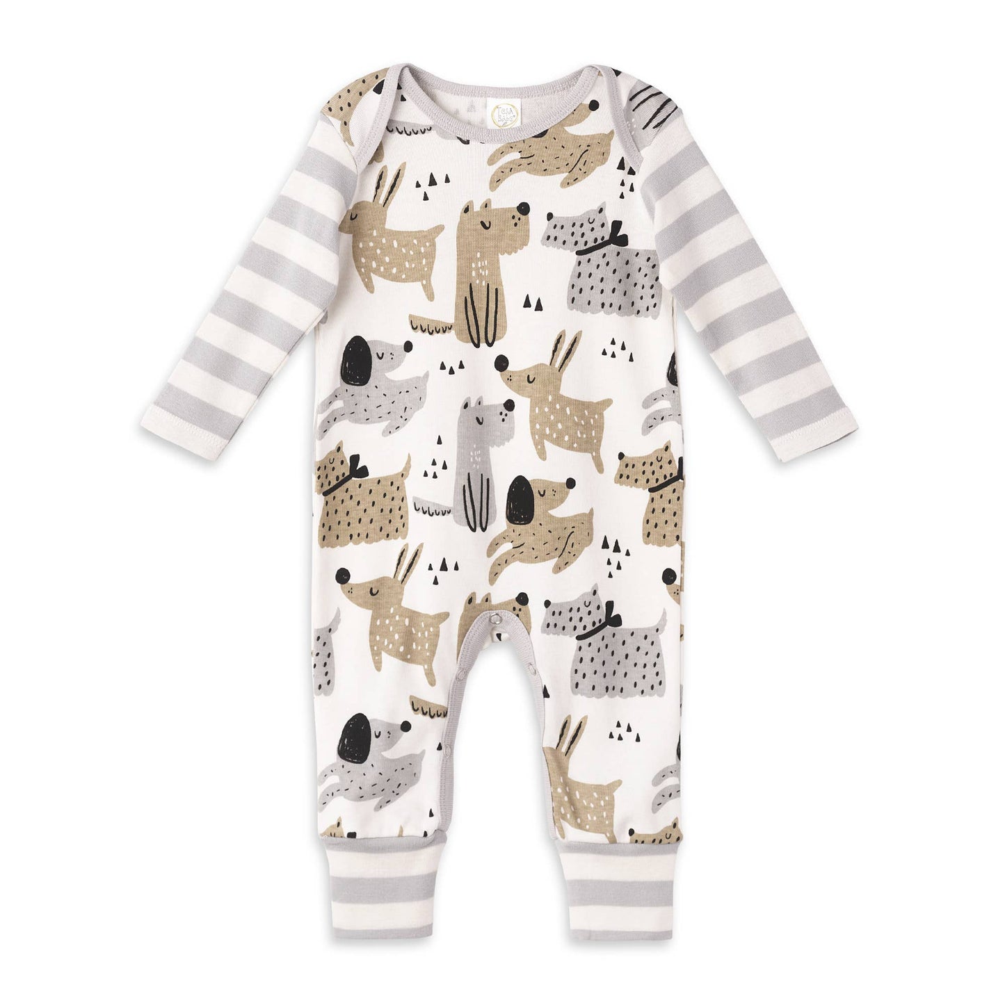Baby Boy's Puppy Dogs Cotton Romper