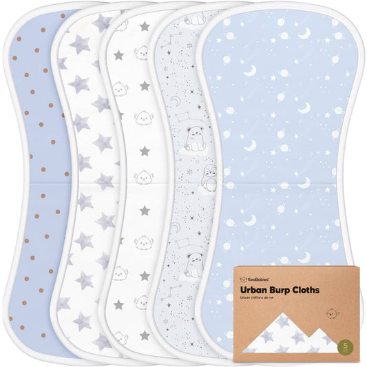 5-Pack Urban Burp Cloths