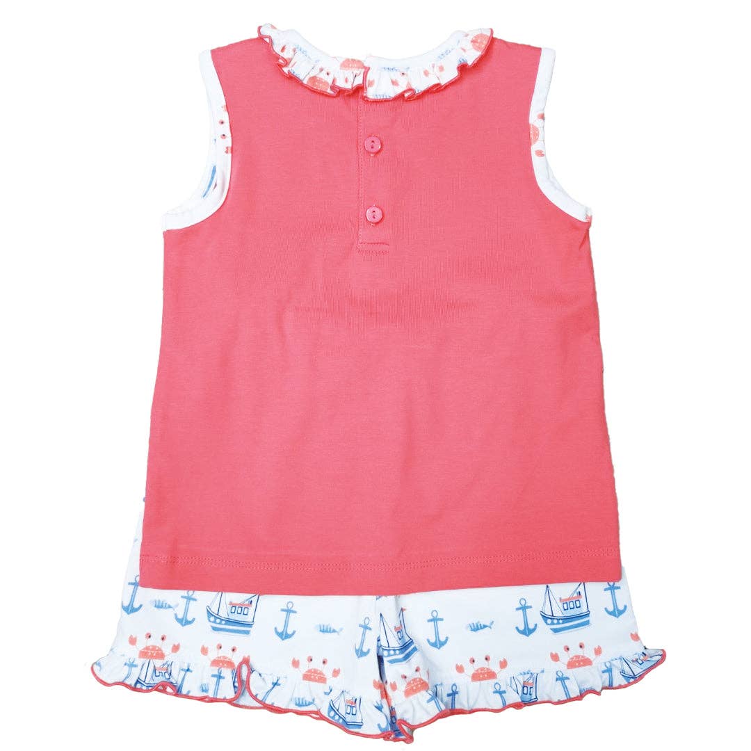 Fishing Girl's Short Set