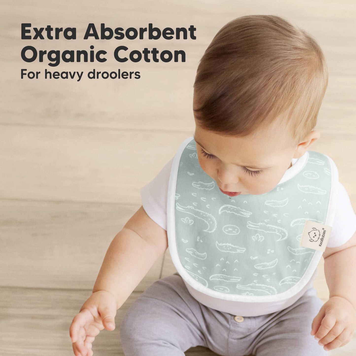 8-pack Urban Drool Bibs for Teething Baby Boys