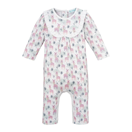 Mingling Zebras - Pima Cotton Baby Romper