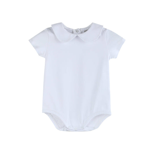 The Perfect Onesie - White Collar Baby Romper