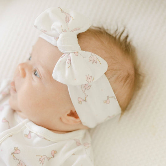 Worth the Wait Printed Headband- Pink