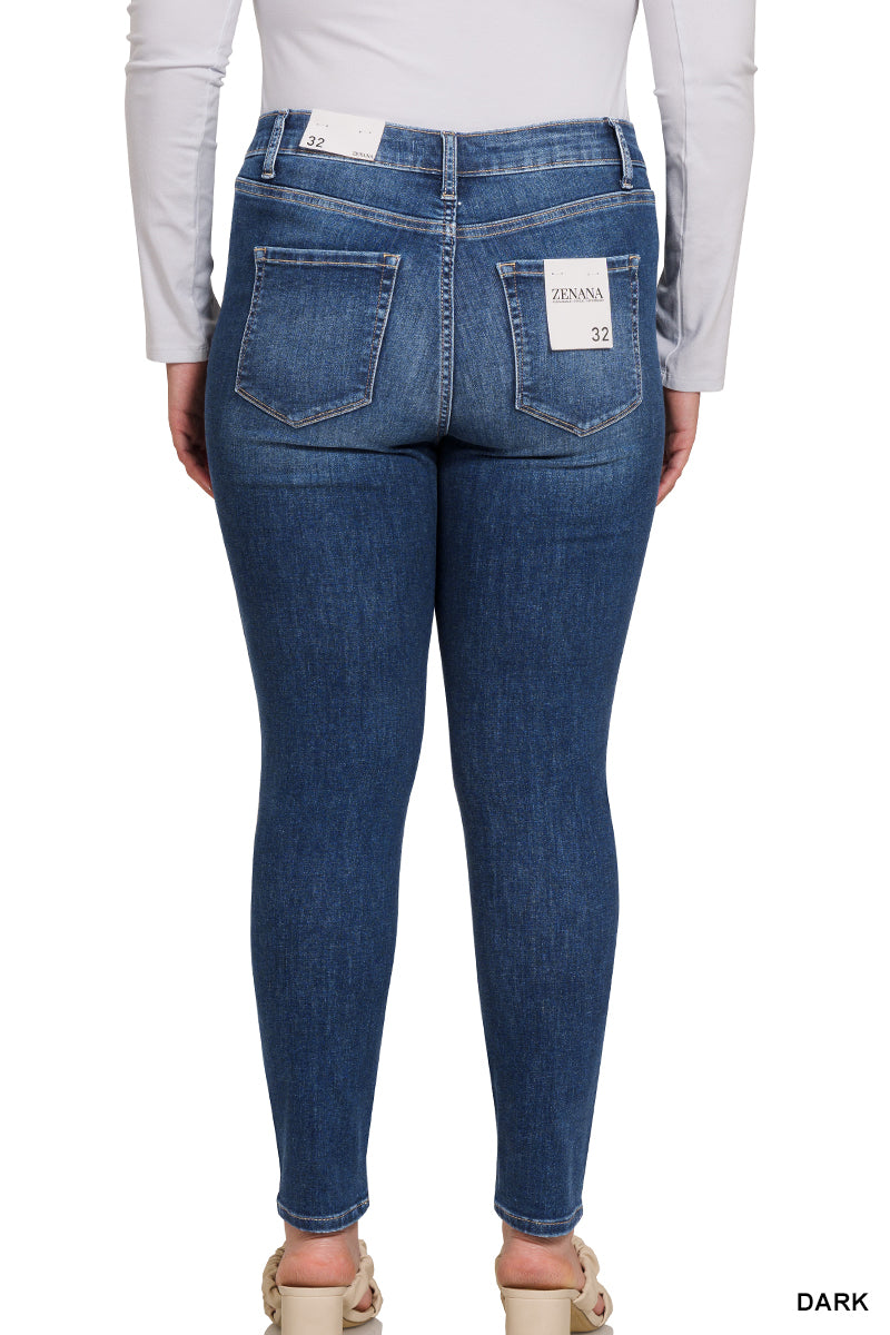 Plus High Waist Skinny Jegging Jeans