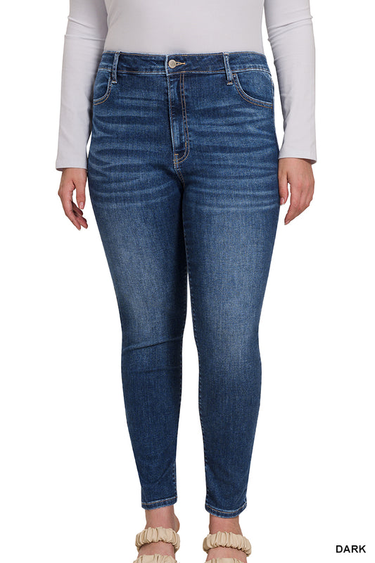 Plus High Waist Skinny Jegging Jeans