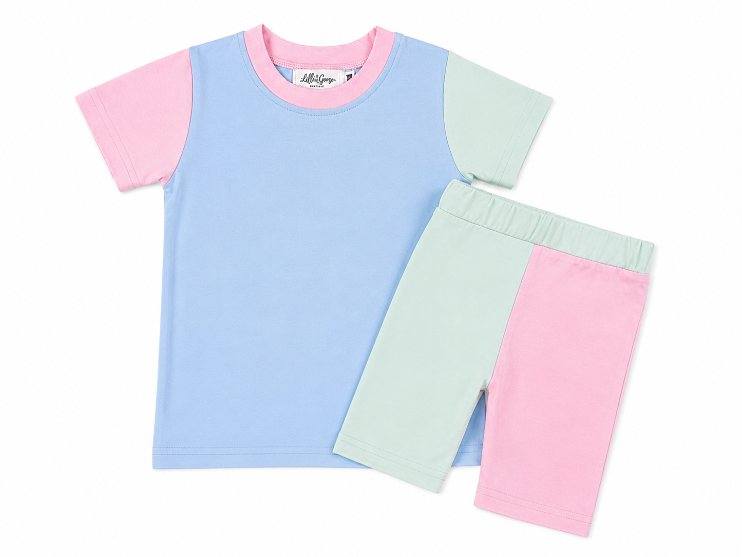 Lillie Days Color Block Short Set