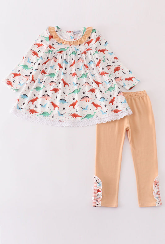 Peachy Dinosaur Pink Set