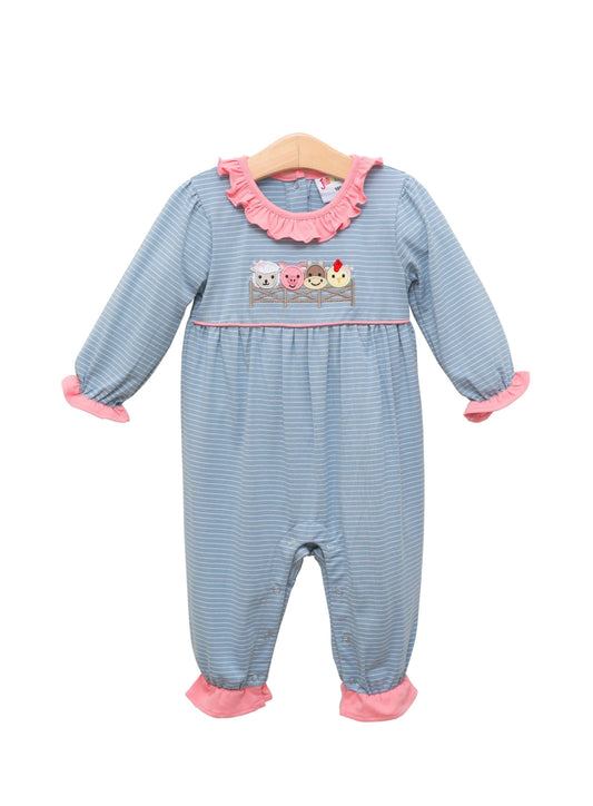 Farm Friends Ruffle Romper
