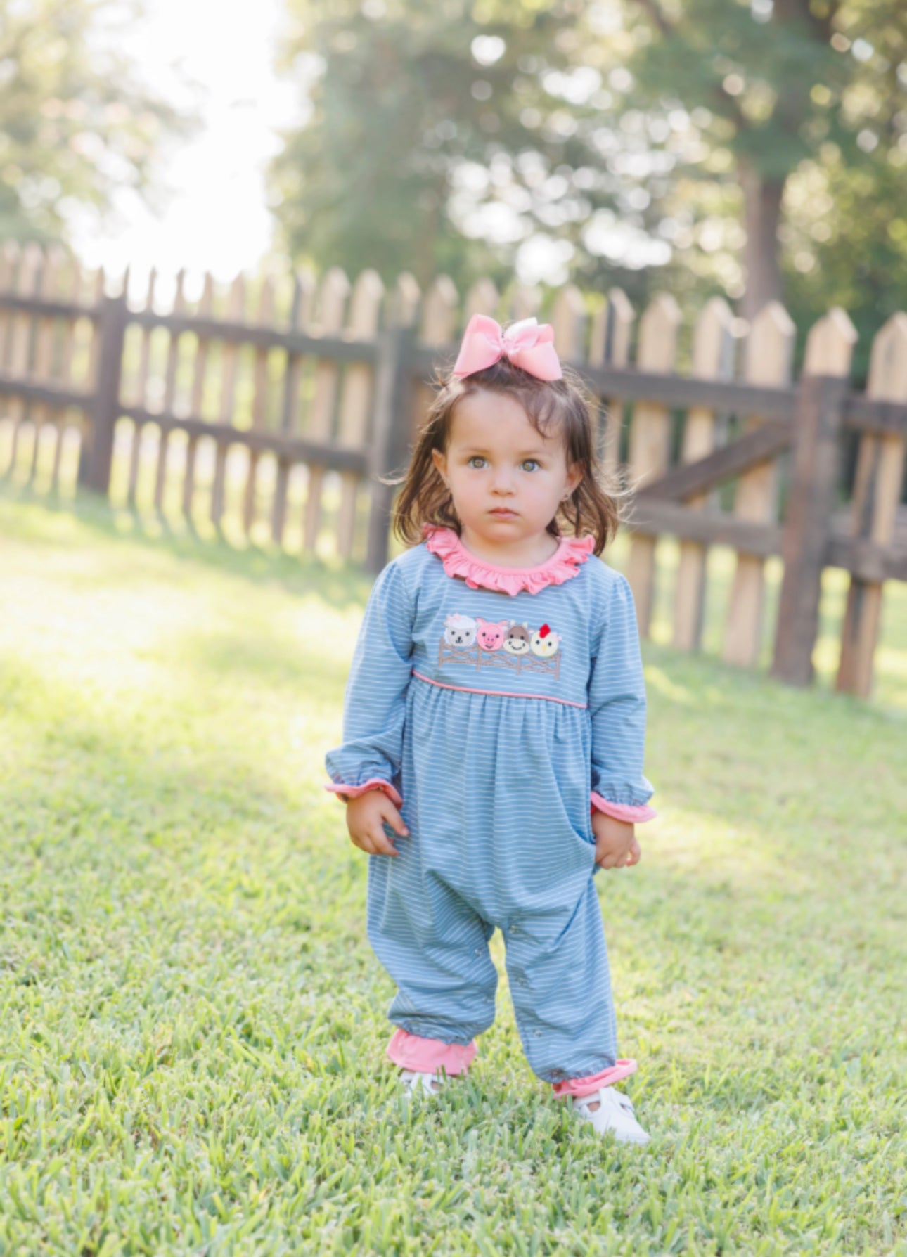 Farm Friends Ruffle Romper