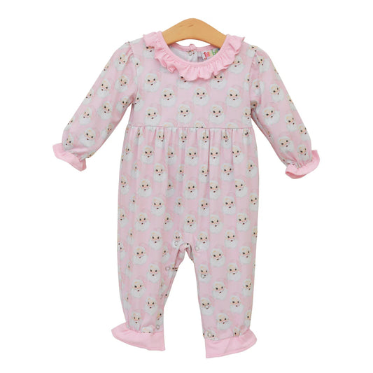 Jolly Santa Ruffle Romper