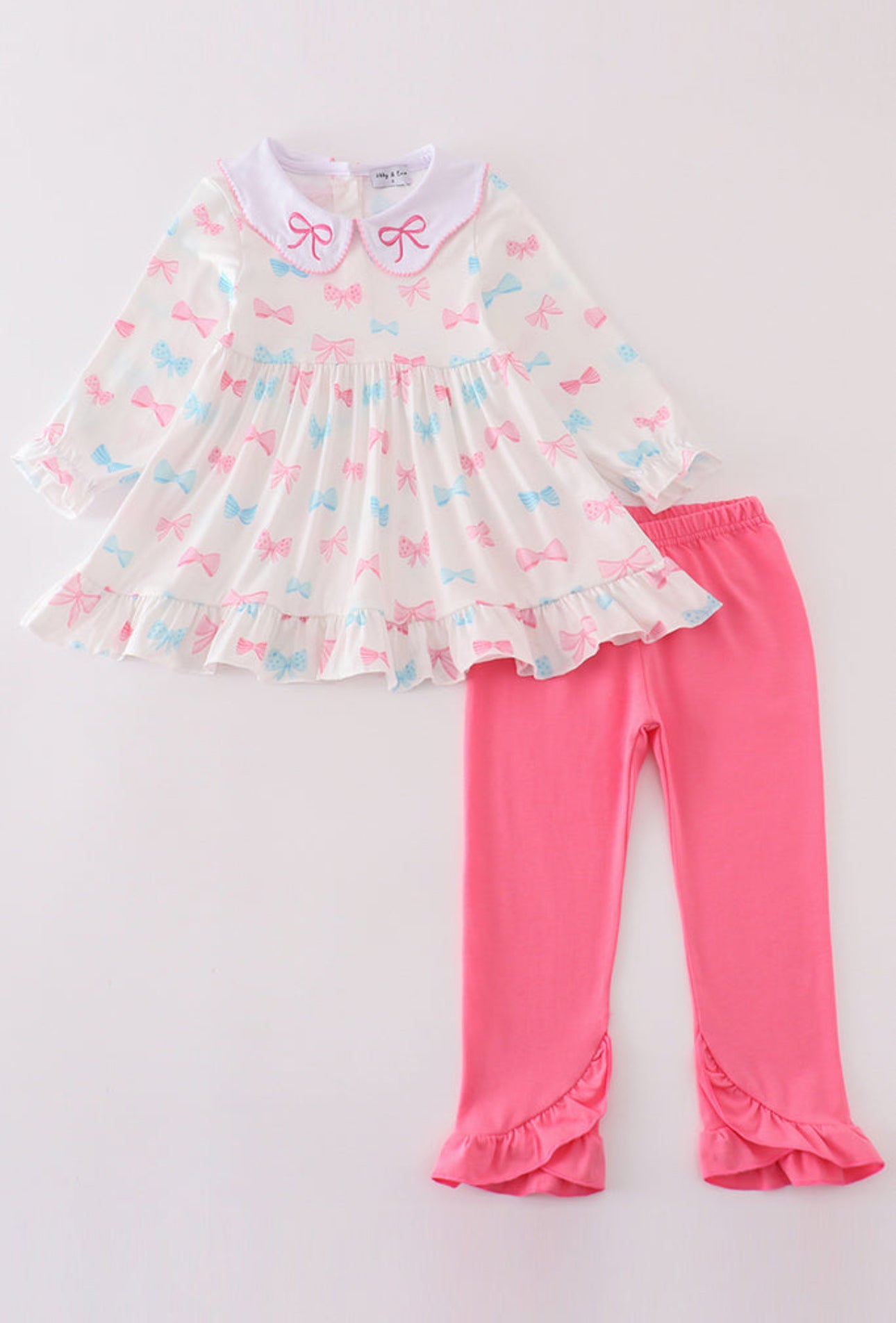 Pink Bow Embroidery Set