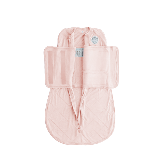Bamboo Classic Swaddle (Non-weighted) - Seashell Pink
