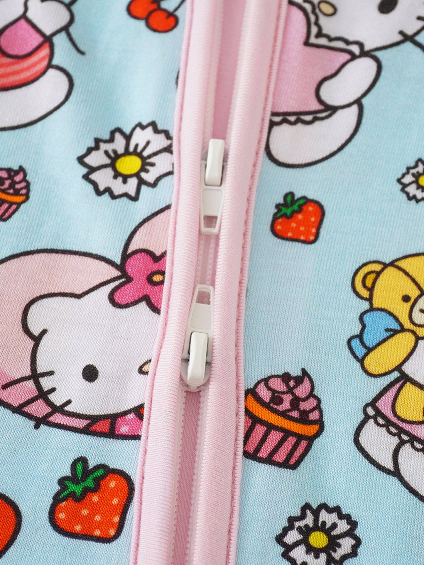 Hello Kitty Bamboo Baby Convertible Zippy Romper