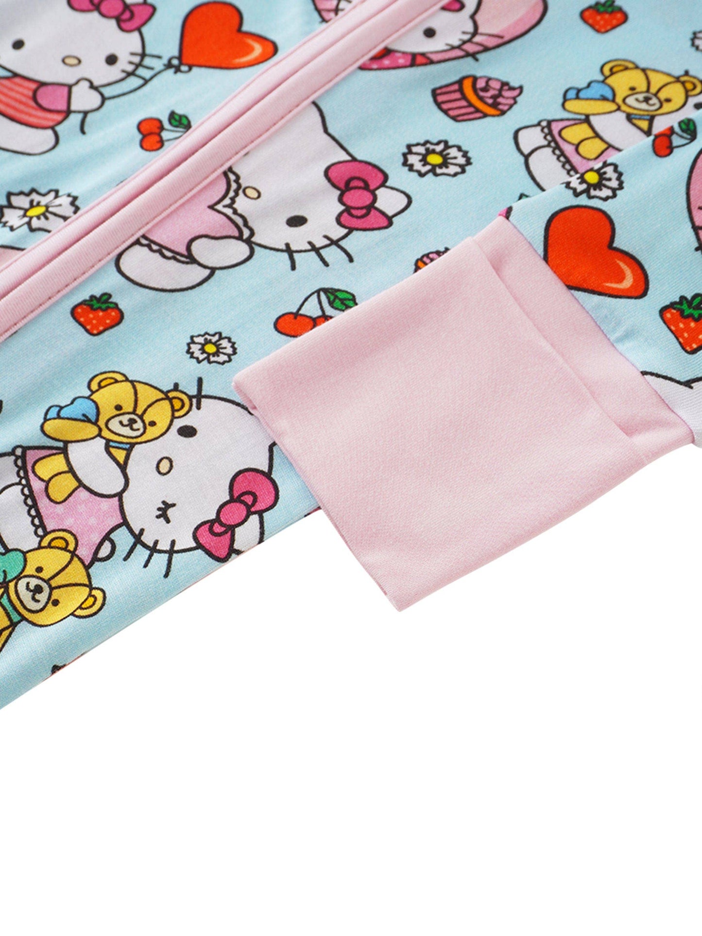 Hello Kitty Bamboo Baby Convertible Zippy Romper