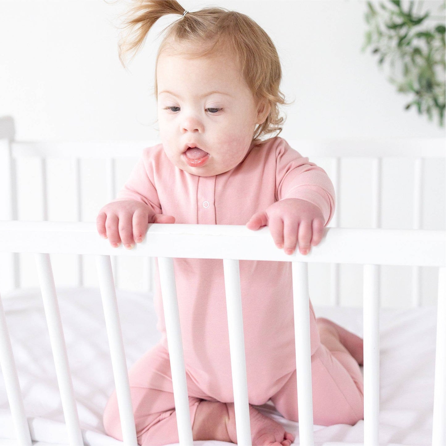 Luna & Arlo Basics Playsuit - Dusty Rose