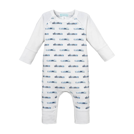 Sailor Rmpr - Choo Choo - Pima Cotton Baby Romper