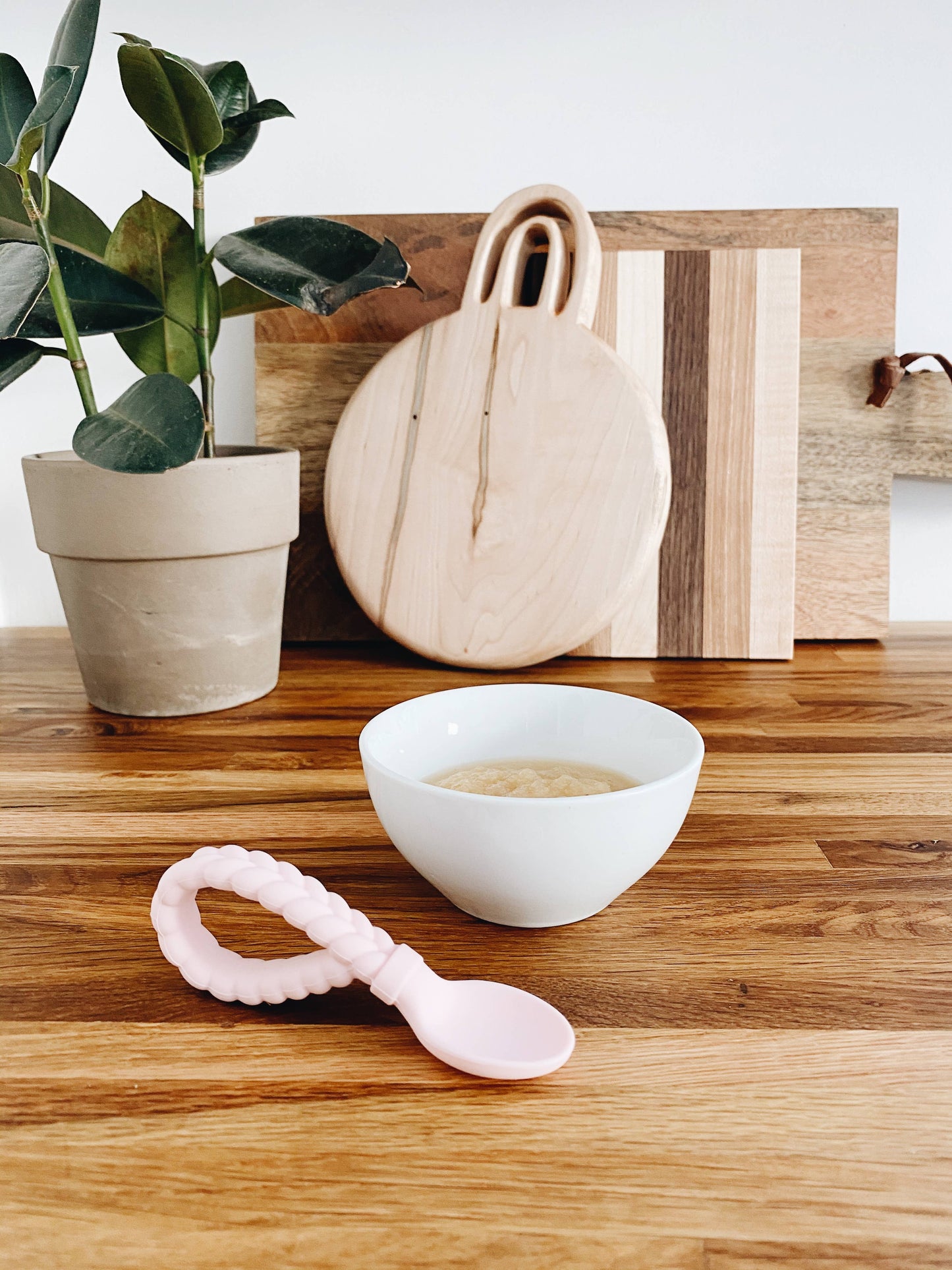 Sweetie Spoons™ Spoon + Fork Set in Blue or Pink