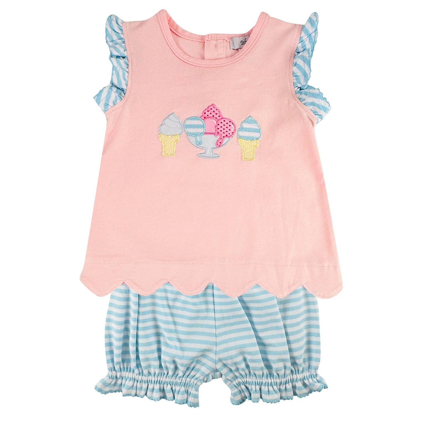 Ice-Cream Girl's Bloomer Set
