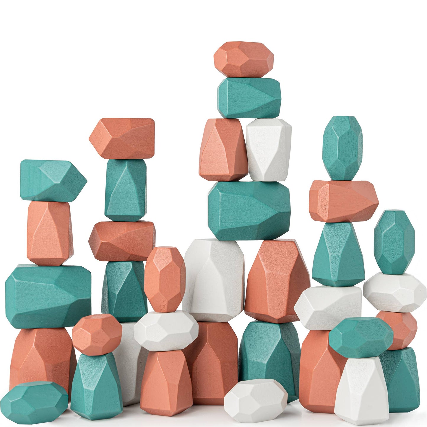 Stacking Blocks for Toddlers by Comfy Cubs in Blue or Pink