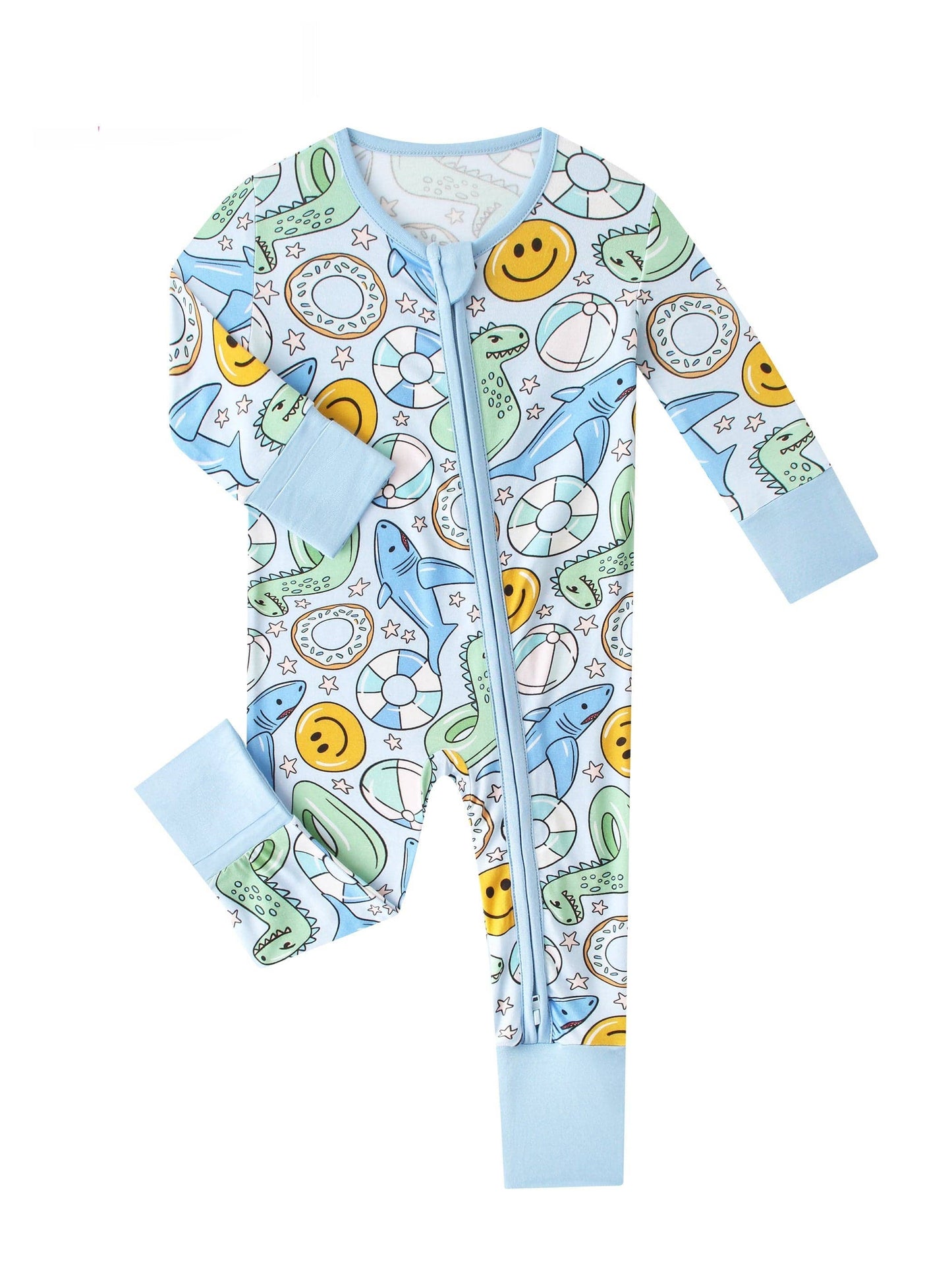Pool Floats Bamboo Baby Convertible Zippy Romper