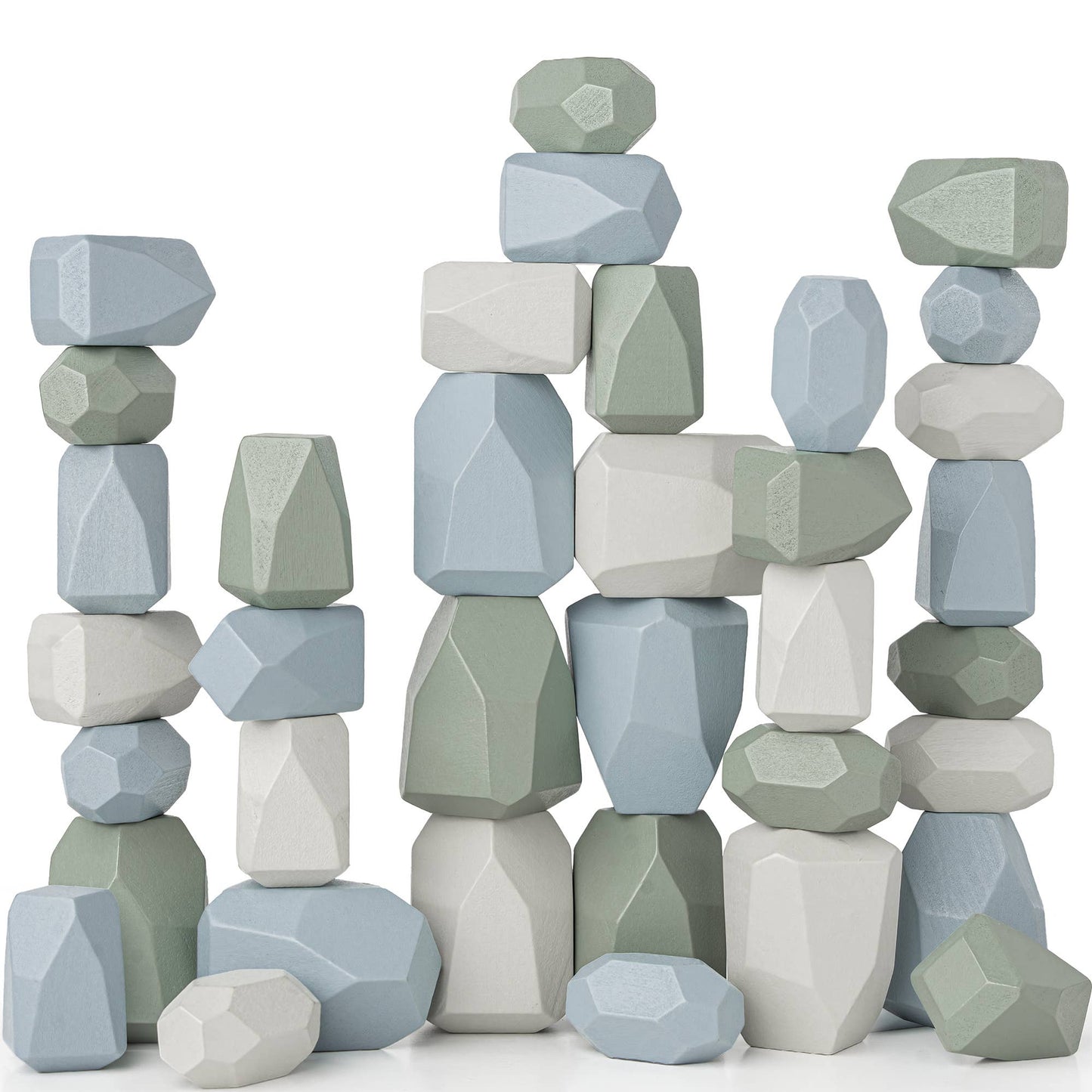 Stacking Blocks for Toddlers by Comfy Cubs in Blue or Pink