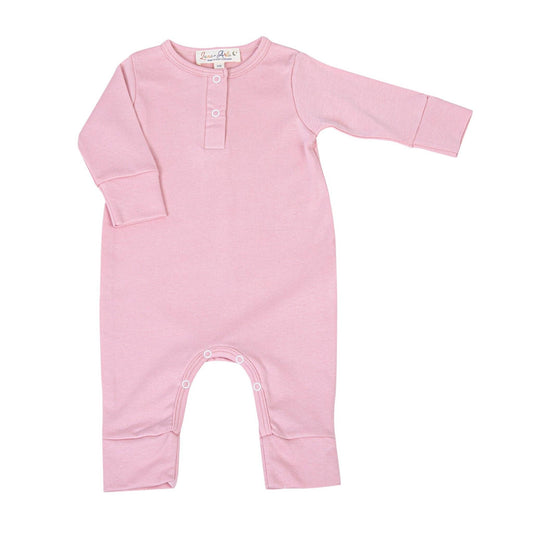 Luna & Arlo Basics Playsuit - Dusty Rose